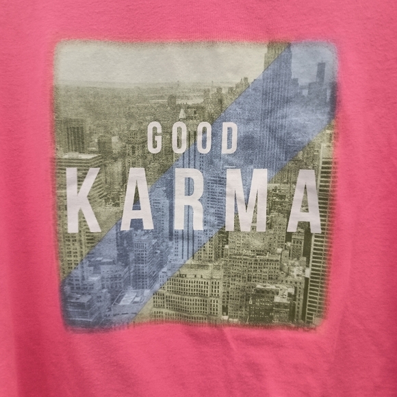 Pink Graphic Relaxed Short Sleeve Tee - Picture 8 of 13